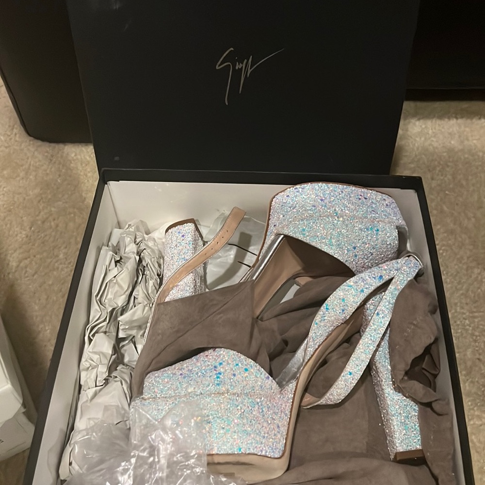 Women platform Giuseppe heels.
